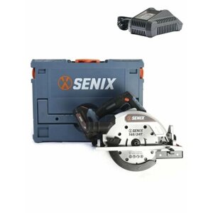 Пила дисковая аккумуляторная Senix PSCX2-M5-EU SET в кейсе