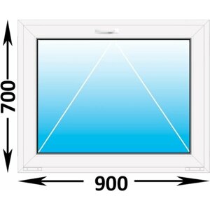 Пластиковое окно Melke фрамуга 900x700 (ширина Х высота) (900Х700)