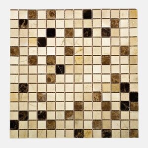 Плитка мозаика MIRO (серия Californium №30), каменная плитка мозаика для ванной комнаты и кухни, для душевой, для фартука на кухне, 6 шт.