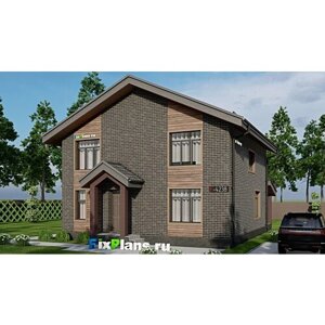 Проект одноэтажного дома с мансардой площадью 175.85 м2 F-4238