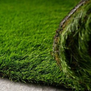 Рулон искусственного газона PREMIUM GRASS "Elite 40 Green" 2х9 м. Декоративная трава с высотой ворса 40 мм.