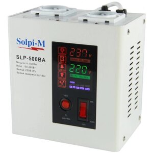 Стабилизатор напряжения однофазный Solpi-M SLP-500BA new 500 Вт