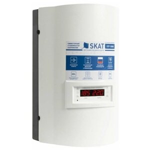 Стабилизатор напряжения SKAT STP-10000 ИСП. Н (настенный) для всего дома