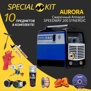 Сварочный инвертор aurora speedway 200 synergic, TIG, MMA, MIG/MAG (7227285) special KIT