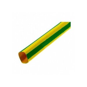 Термоусадочная трубка ТТУ 16/8 желто-зеленая 1 м | код. UDRS-D16-1-K52 | IEK (60шт. в упак.)