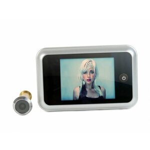 Видеоглазок в дверь с монитором - Sitek Лайт (Ситек) (M56666DV), видеоглазок цветной - видео глазок на дверь / видео-глазок с широким углом