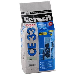 Затирка Ceresit CE 33 Super, 2 кг, мята 64