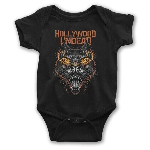 Боди детское Wild Child Hollywood Undead / Рок Для новорожденных Для малышей, размер 1-2 мес.