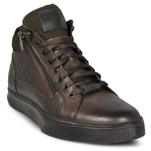 Ботинки Baden, зимние, натуральная кожа, высокие, размер 40, коричневый