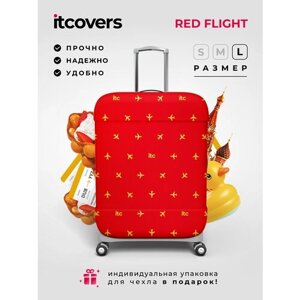 Чехол для чемодана itcovers, 150 л, размер L, красный, золотой