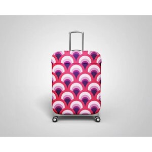 Чехол для чемодана iTCOVERS "Pink bird", размер XL (70-80 см)