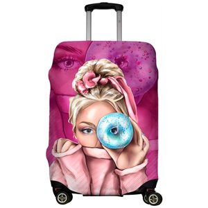 Чехол для чемодана "Stefaniya pink" размер M