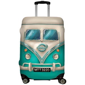 Чехол для чемодана "Travel bro green" размер S