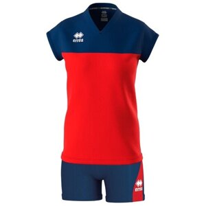 Форма Errea волейбольная, футболка и шорты, размер 2XL, красный
