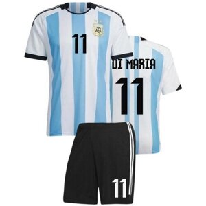 Форма футбольная, футболка и шорты, размер 52, голубой