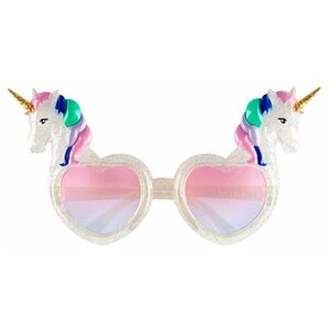 Карнавальные очки "Сердца-Единороги", украшение для праздника