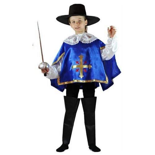 Карнавальный костюм детский Королевский Мушкетер, 28 размер, 110-116 рост
