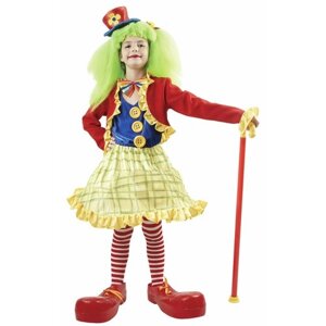 Карнавальный костюм Клоунессы для девочки детский