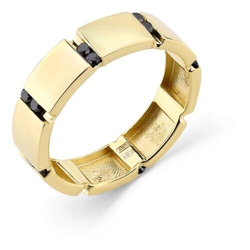 Кольцо Master Brilliant, желтое золото, 585 проба, бриллиант, размер 20