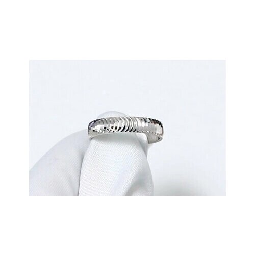 Кольцо обручальное Diamant online, белое золото, 585 проба, размер 16