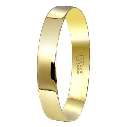 Кольцо Обручальное Юверос 122000-1-Ж из золота размер 15.5