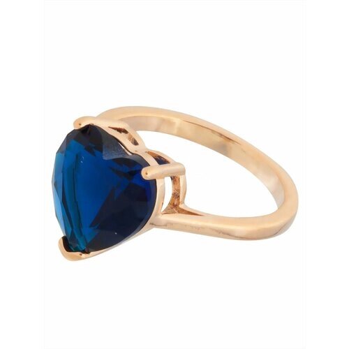 Кольцо помолвочное Lotus Jewelry, шпинель, размер 20, темно-синий