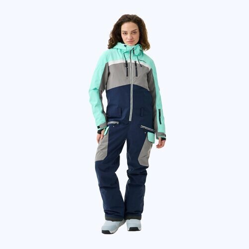 Комбинезон Rehall, зимний, силуэт свободный, карман для ски-пасса, мембранный, утепленный, водонепроницаемый, размер M, мультиколор