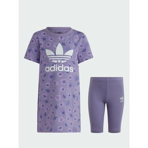 Комплект одежды adidas, размер 3/4Y [METY]фиолетовый