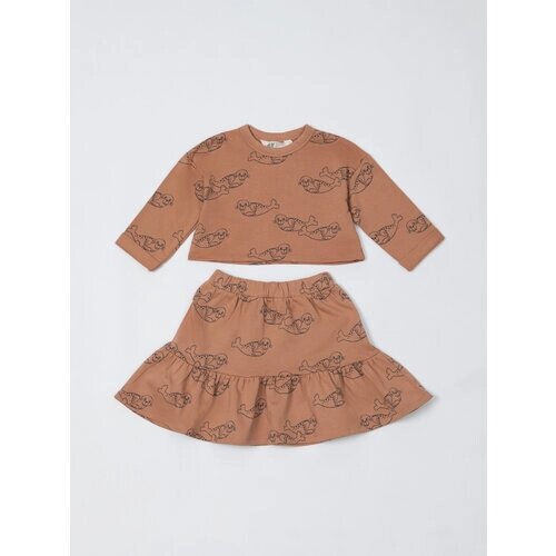 Комплект одежды H&M, размер 122, оранжевый