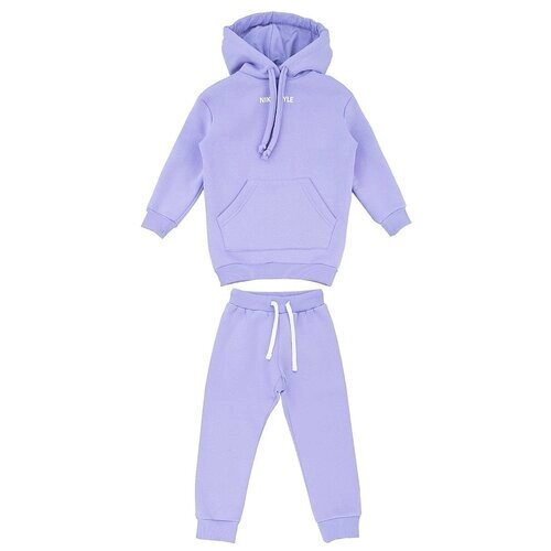 Комплект одежды NIKASTYLE, размер 98, фиолетовый