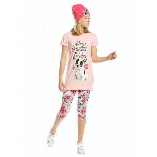 Комплект одежды Pelican, размер 11, розовый