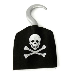 Крюк пиратский карнавальный черный "Пират"