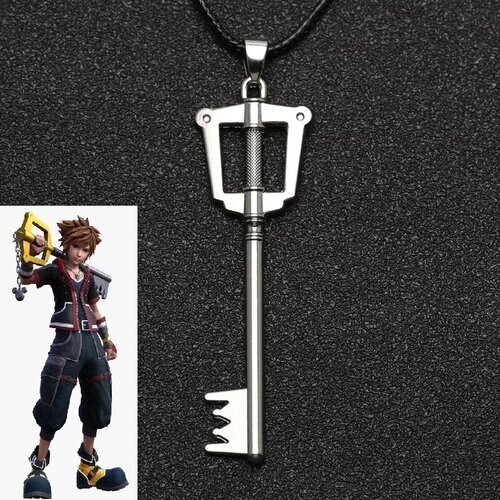 Кулон Ключ от сердца Соры из аниме игры Kingdom Hearts