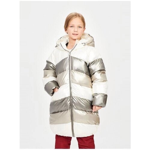 Куртка Baon, демисезон/зима, размер 128, серый, бежевый