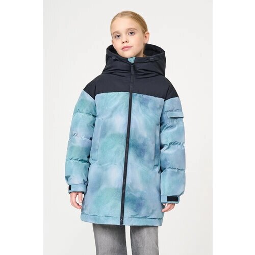 Куртка Baon, демисезон/зима, размер 134, зеленый, белый