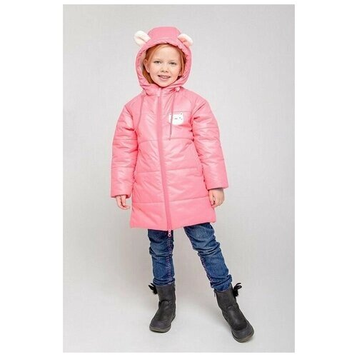 Куртка crockid, демисезон/зима, размер 98, розовый, коралловый