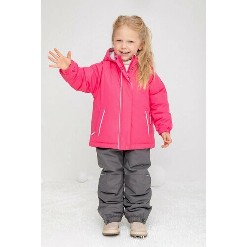 Куртка crockid зимняя, размер 146-152, розовый