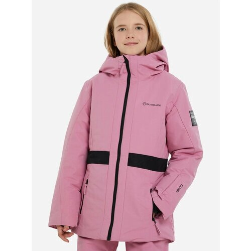 Куртка GLISSADE, размер 140-146, розовый