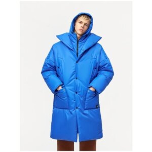 Куртка HUMANIST зимняя, силуэт свободный, мембранная, размер M/L, синий