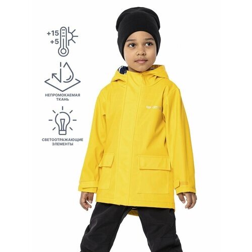 Куртка NIKASTYLE 4л5322, размер 116-60, желтый
