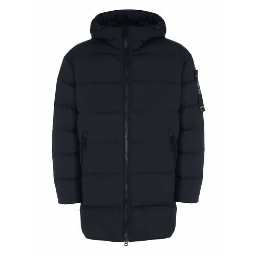Куртка Peuterey, демисезон/зима, силуэт прямой, карманы, капюшон, размер XXL, синий