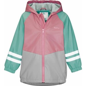 Куртка Playshoes, демисезон/зима, размер 98, зеленый, розовый