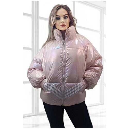 Куртка , размер 44, розовый