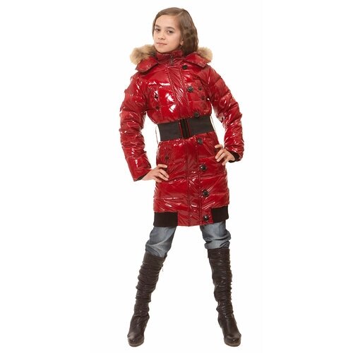 Куртка Velfi зимняя, размер 158, красный