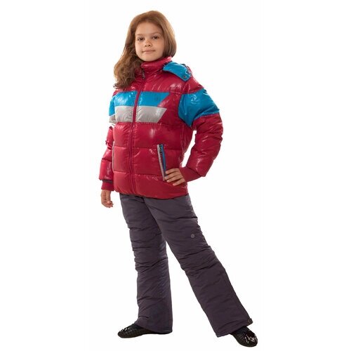 Куртка Velfi зимняя, средней длины, размер 134, красный