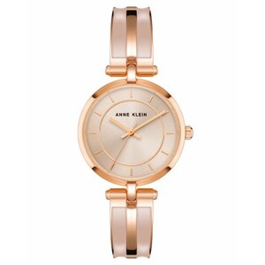 Наручные часы ANNE KLEIN Часы наручные женские Anne Klein 3916BHRG, Кварцевые, розовый