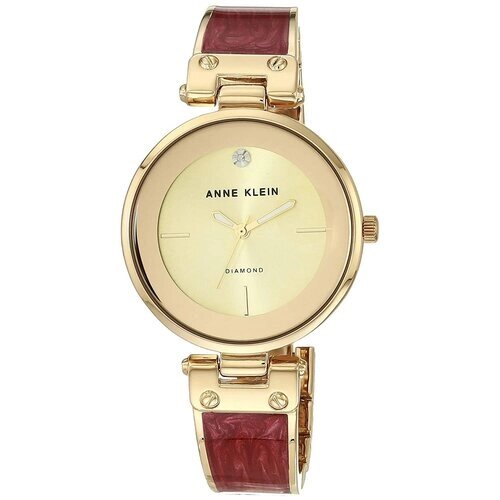 Наручные часы ANNE KLEIN Наручные женские часы Anne Klein AK/2512BYGB, красный, золотой