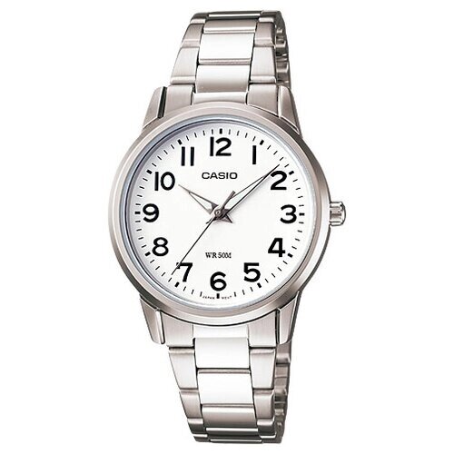 Наручные часы CASIO Collection Women LTP-1303PD-7B, белый, серебряный