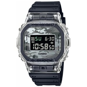 Наручные часы CASIO DW-5600SKC-1, серый, бесцветный
