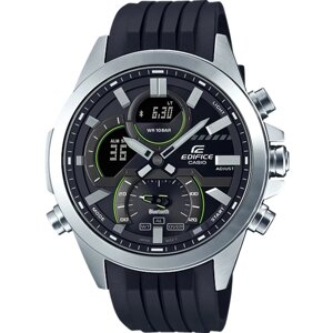 Наручные часы CASIO Edifice ECB-30P-1A, черный, серебряный